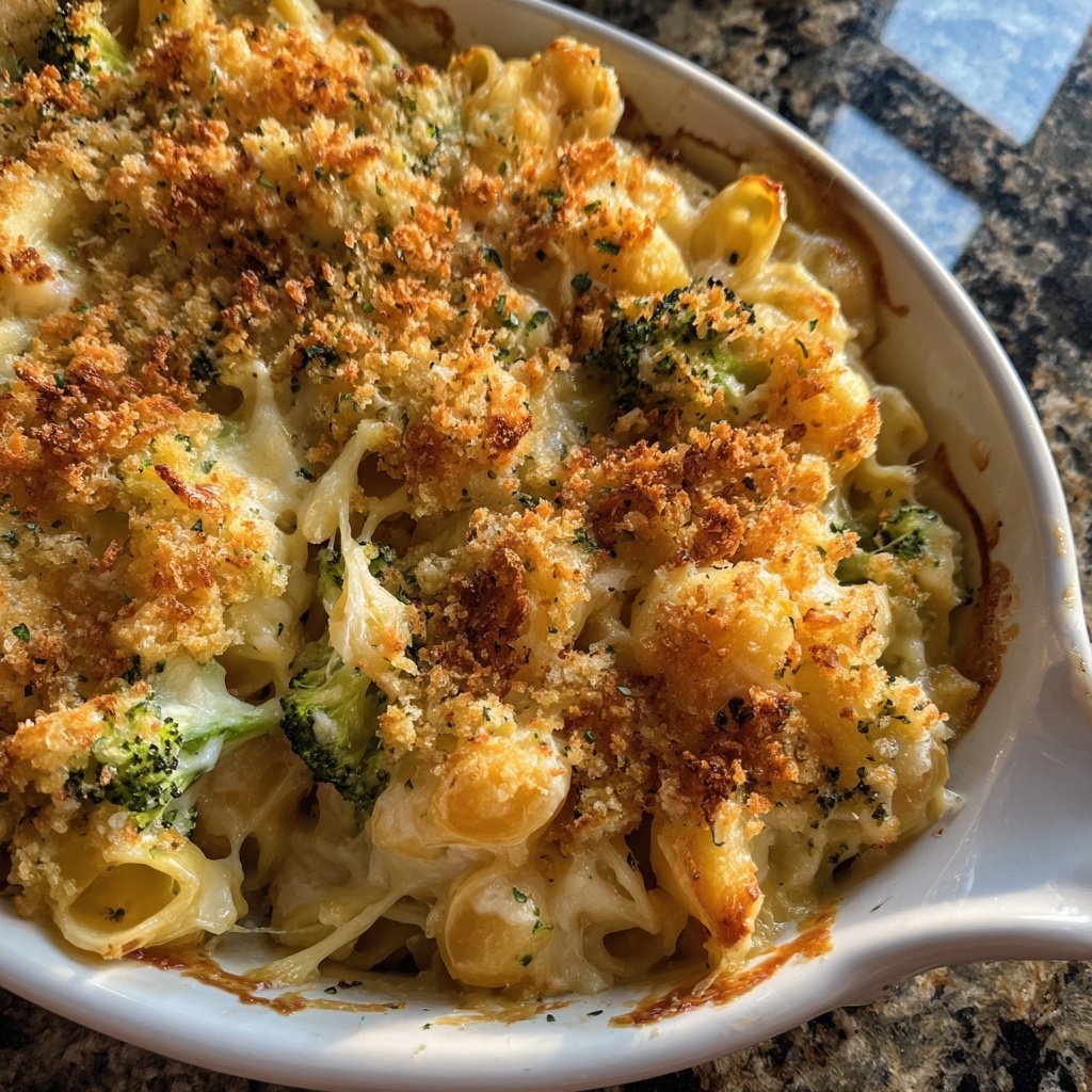 Sunday Creamy Broccoli Pasta Bake