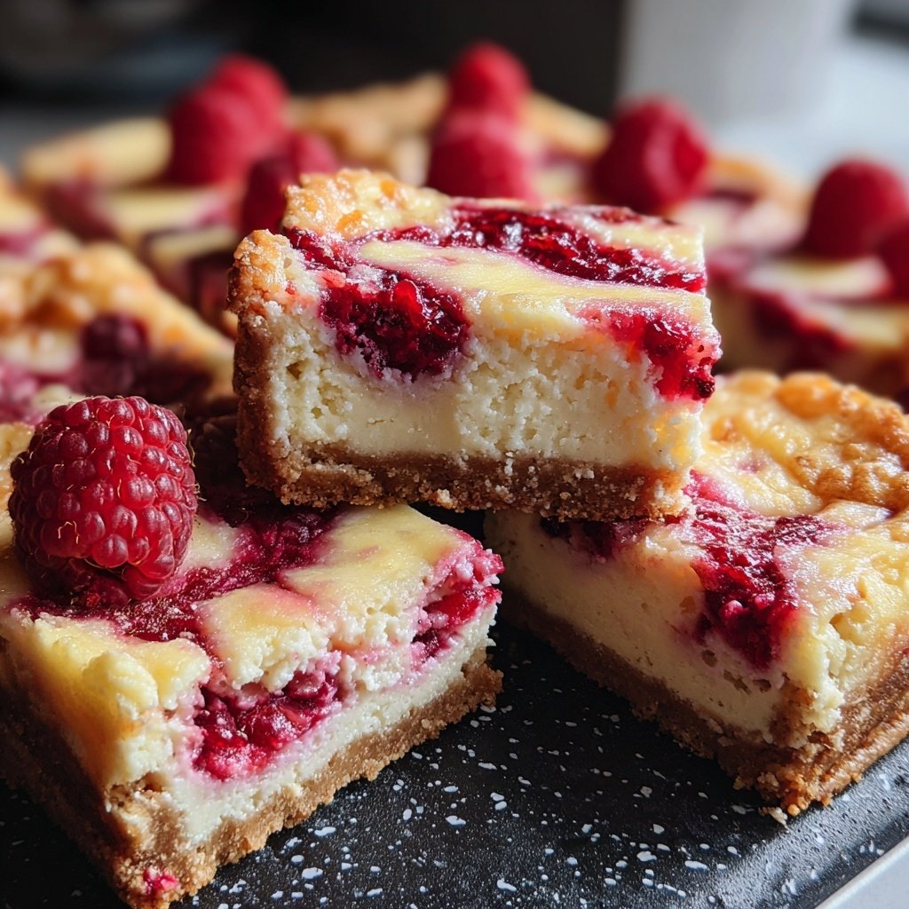 Raspberry Cheesecake Bars