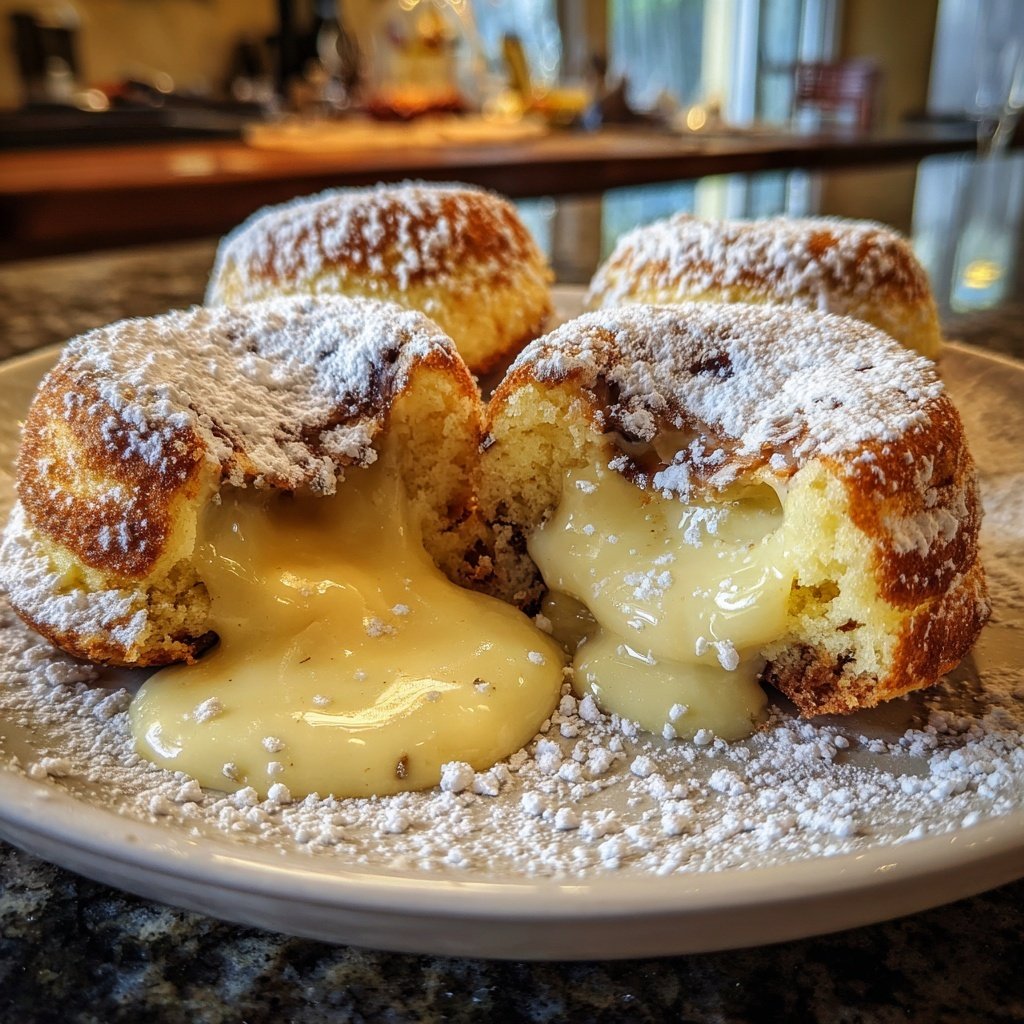 White Chocolate Lava Cakes