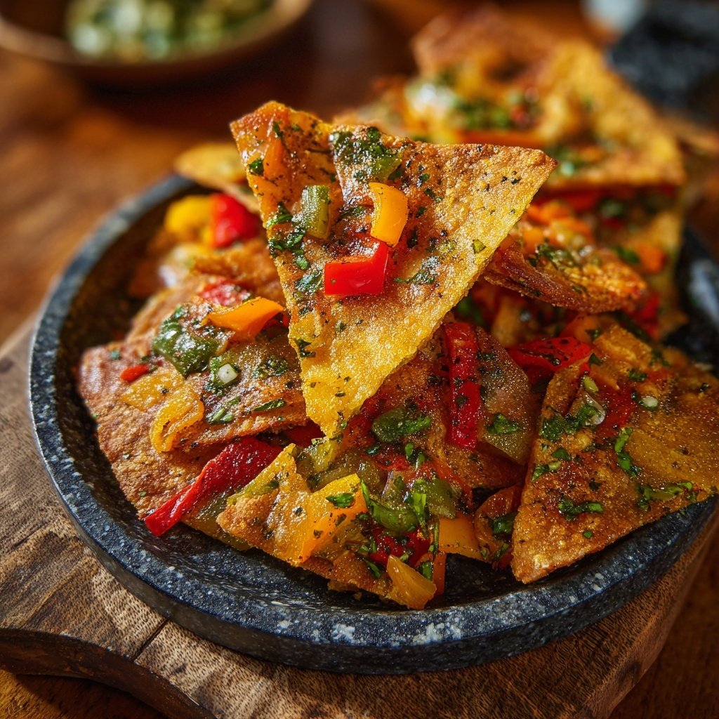 Super Bowl Crispy Veggie Flatbread Chips