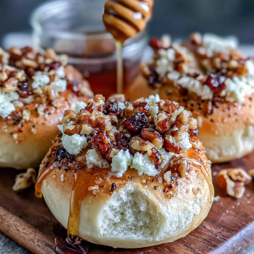 Greek Yogurt Honey Bagels