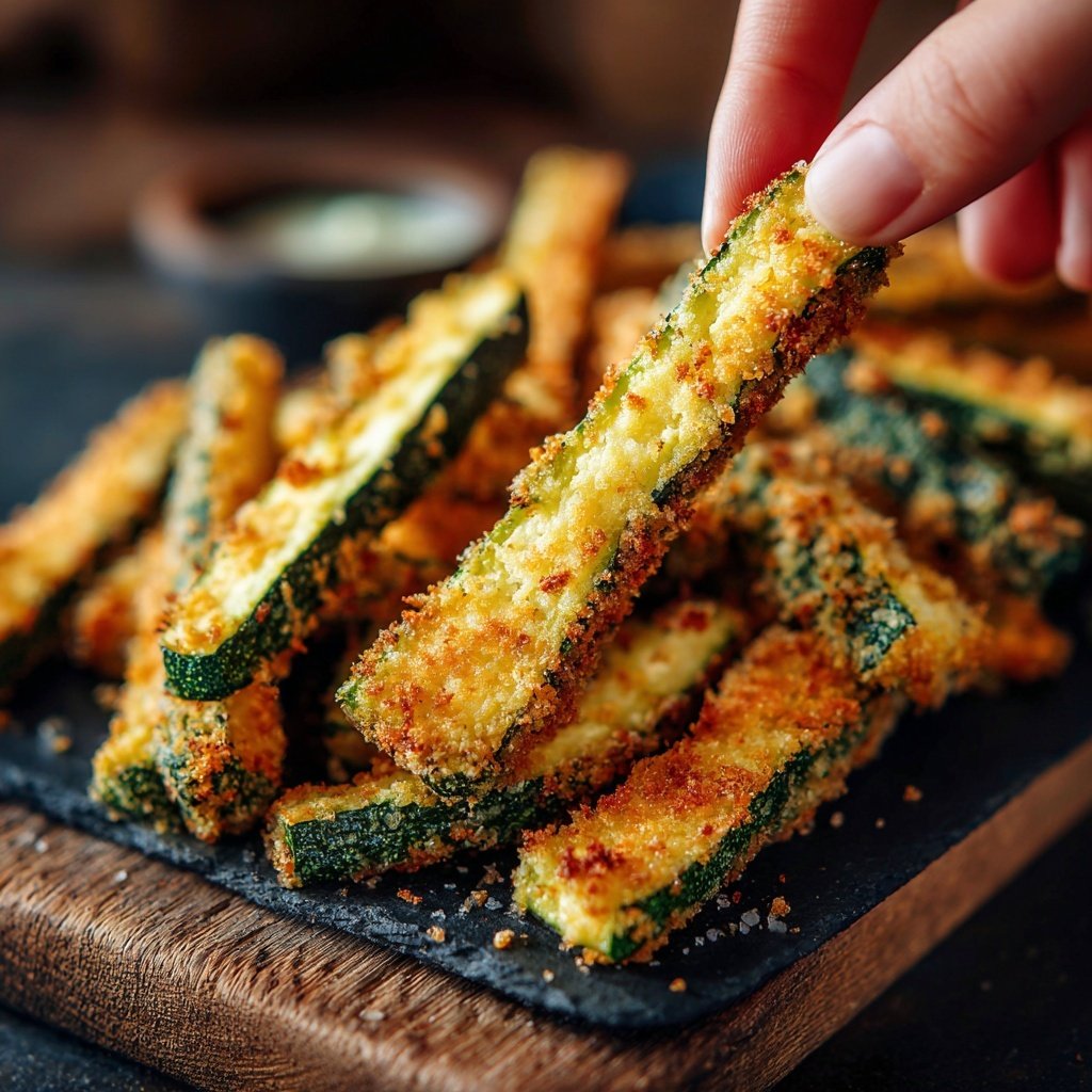 Crispy Zucchini Veggie Fries