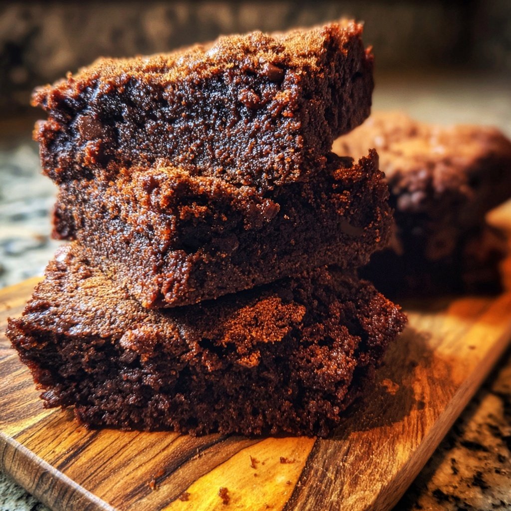 Cottage Cheese Brownies with Cinnamon