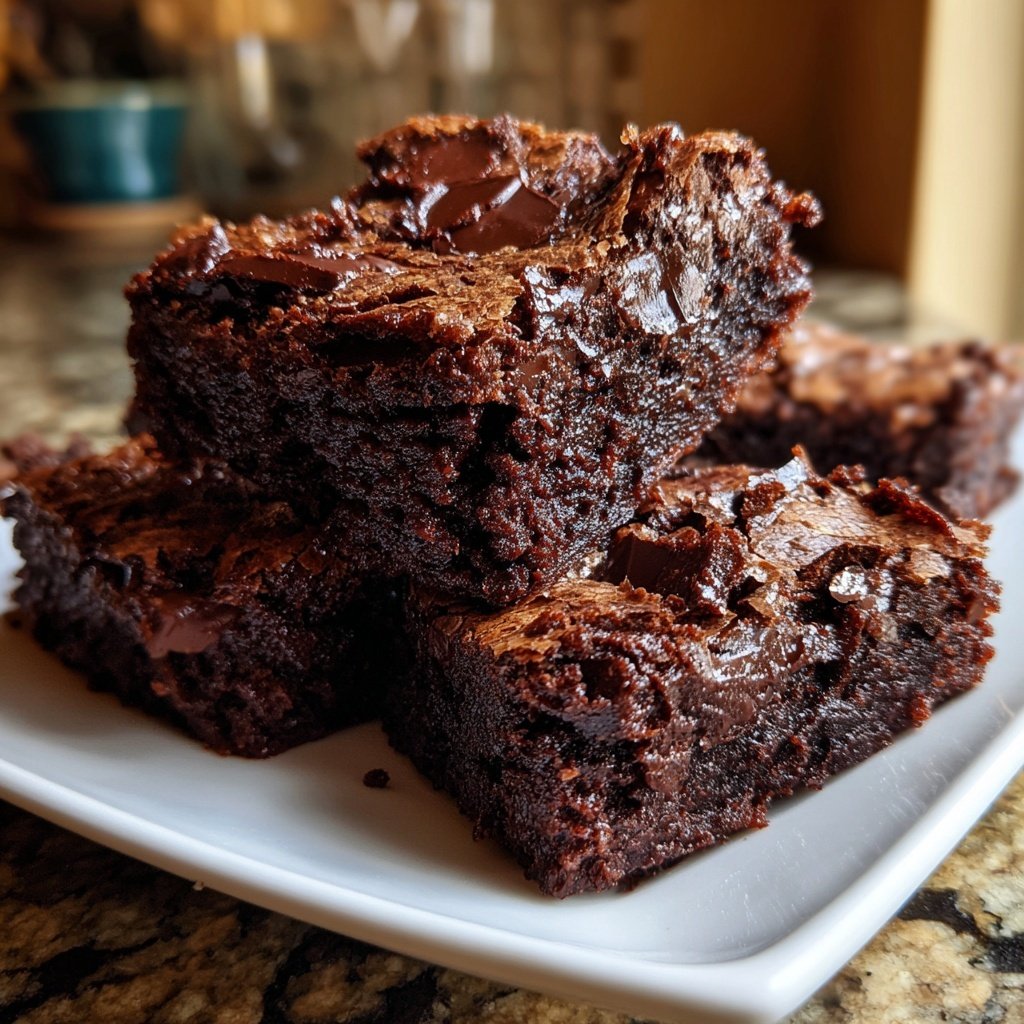 Cottage Cheese Brownies with Dark Chocolate