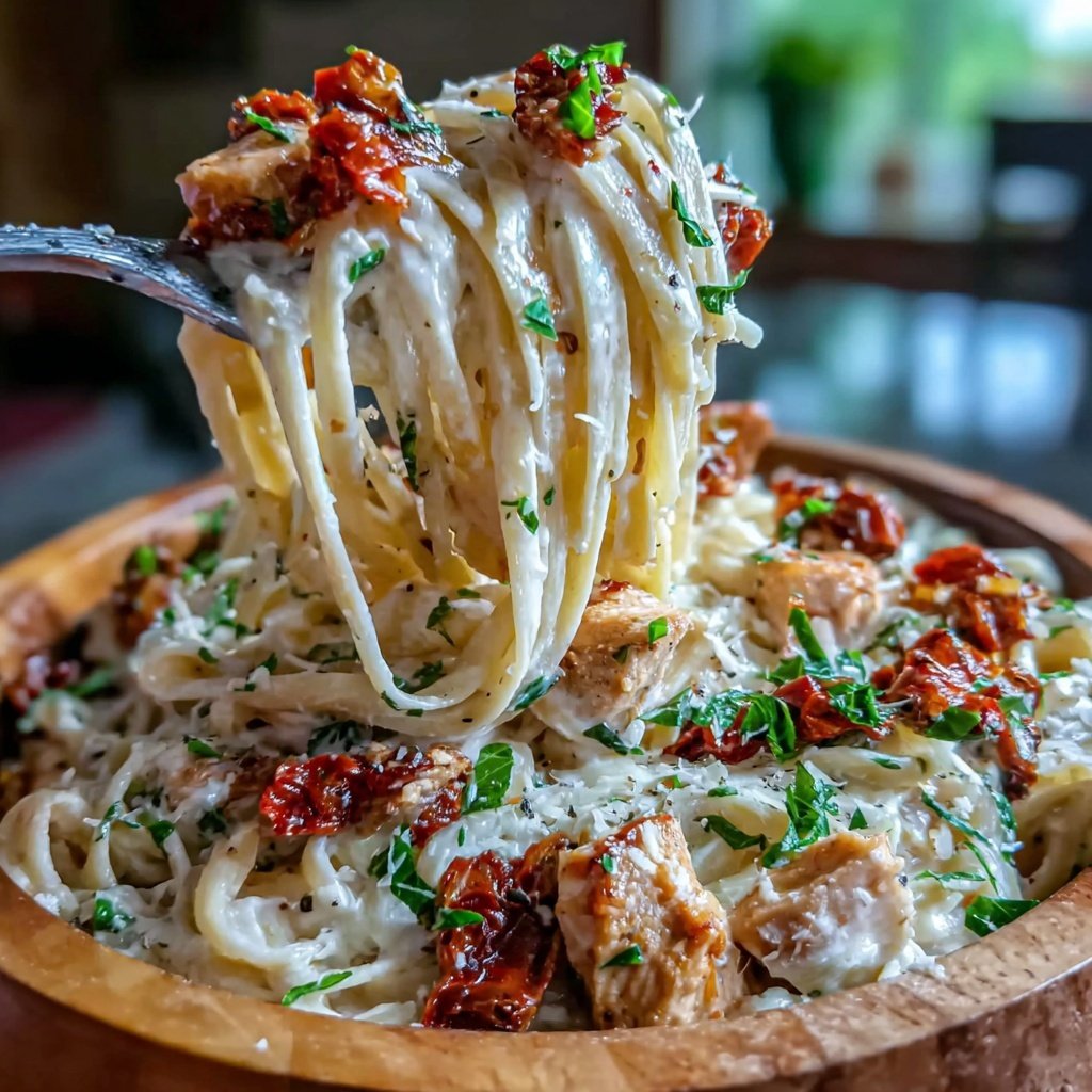 Chicken Pasta With Sun Dried Tomatoes