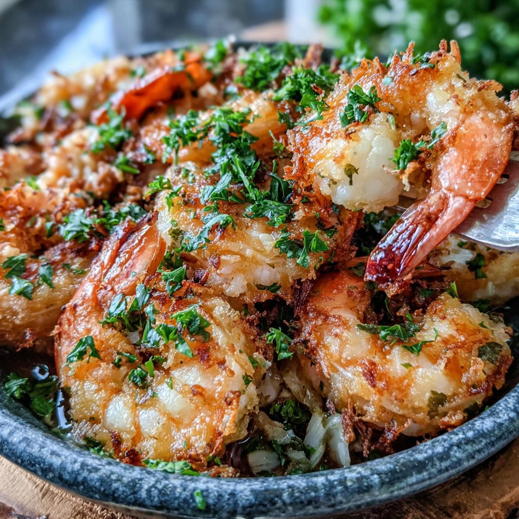 Baked Garlic Shrimp