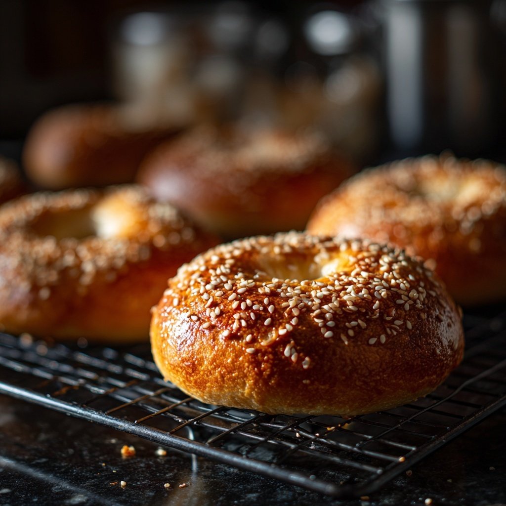 Olive Oil Yogurt Bagels
